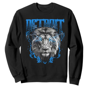 Lion Lovers Sweatshirt Detroit Fan Apparel TS10 Black Print Your Wear