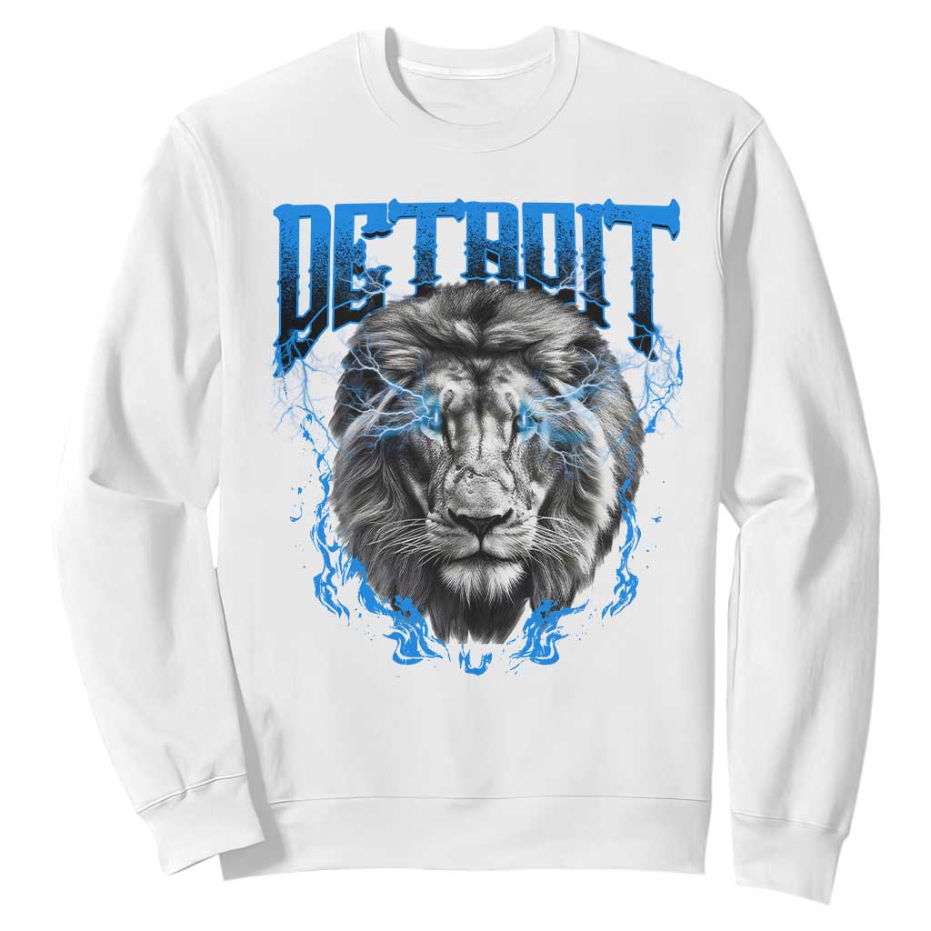 LF Game Day Sweatshirt Football Fan Apparel TS10 White Print Your Wear