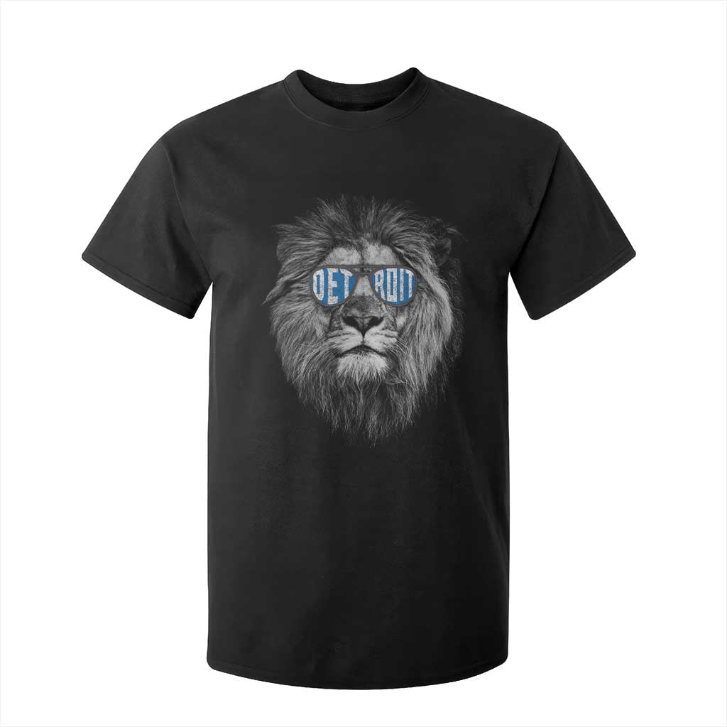 Lion Lovers T Shirt For Kid Wearing Glasses Retro Vintage Style Detroit Fan TS10 Black Print Your Wear