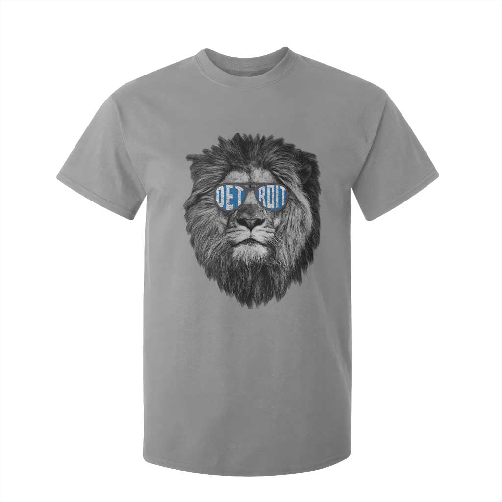 Lion Lovers T Shirt For Kid Wearing Glasses Retro Vintage Style Detroit Fan TS10 Sport Gray Print Your Wear