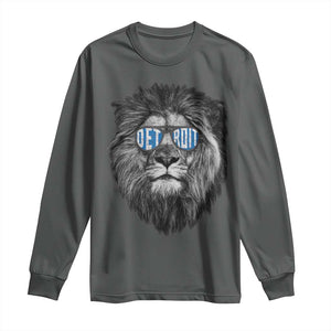 LF Game Day Long Sleeve Shirt Wearing Glasses Retro Vintage Style Football Fan TS10 Dark Heather Print Your Wear