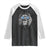 Lion Lovers Raglan Shirt Wearing Glasses Retro Vintage Style Detroit Fan TS10 Black White Print Your Wear