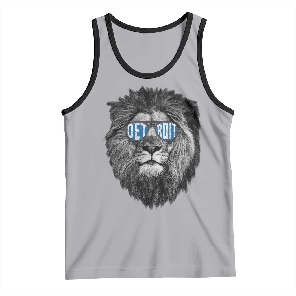 LF Game Day Tank Top Wearing Glasses Retro Vintage Style Football Fan TS10 Athletic Heather Black Print Your Wear