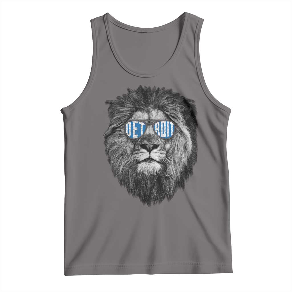 LF Game Day Tank Top Wearing Glasses Retro Vintage Style Football Fan TS10 Deep Heather Print Your Wear