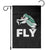 Philly Fan Garden Flag Barkley Backwards Hurdle TS10 Black Print Your Wear