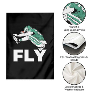 Philly Fan Garden Flag Barkley Backwards Hurdle TS10 Print Your Wear