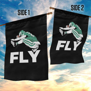 Philly Fan Garden Flag Barkley Backwards Hurdle TS10 Print Your Wear