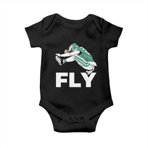 Philly Fan Baby Onesie Barkley Backwards Hurdle TS10 Black Print Your Wear