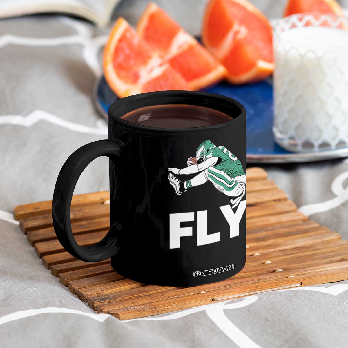 Philly Fan Coffee Mug Barkley Backwards Hurdle TS10 Print Your Wear