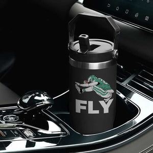 Philly Fan Flip Straw Tumbler Barkley Backwards Hurdle TS10 Print Your Wear