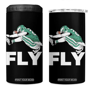 EF Game Day 4 in 1 Can Cooler Tumbler Retro Sports Fan TS10 One Size: 16 oz Black Print Your Wear