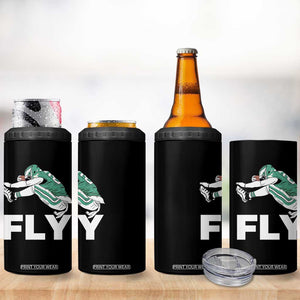 Philly Fan 4 in 1 Can Cooler Tumbler Barkley Backwards Hurdle TS10 Print Your Wear