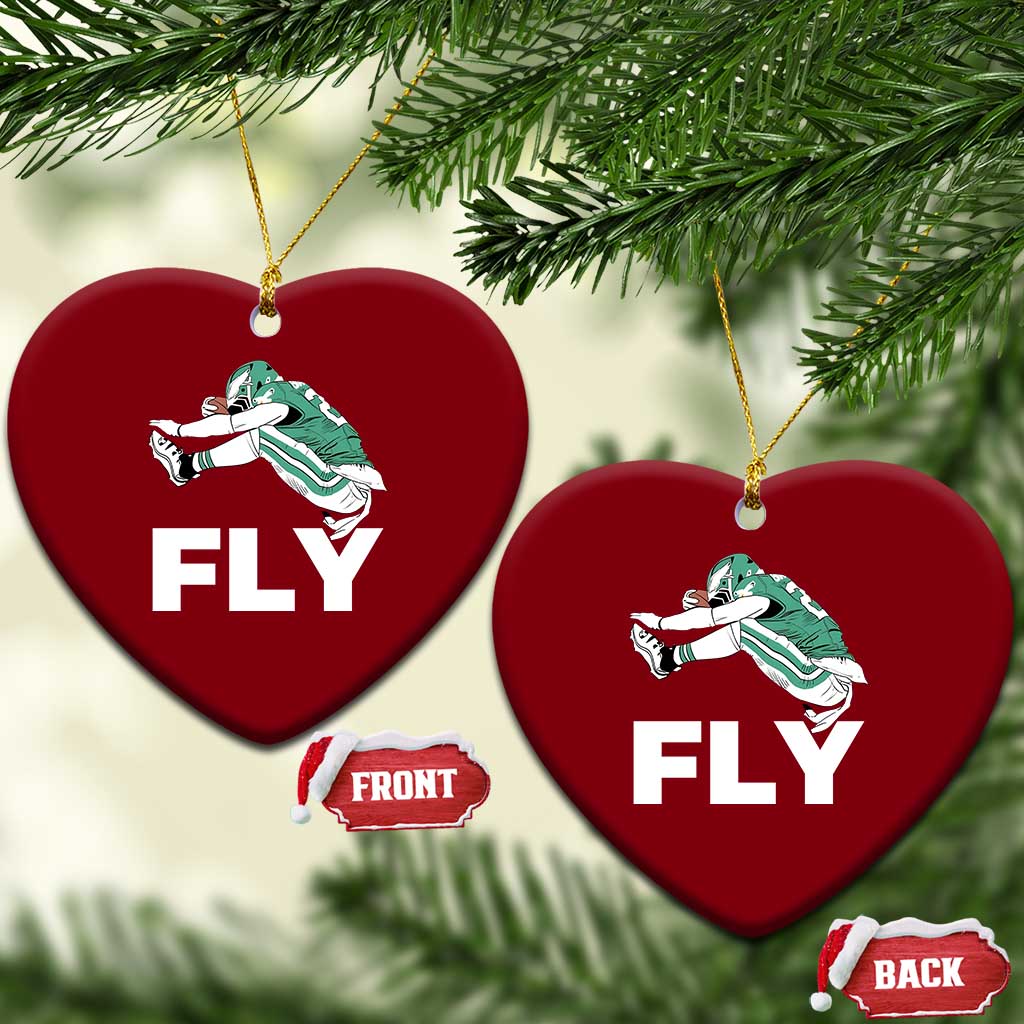 Philly Fan Ceramic Ornament Barkley Backwards Hurdle TS10 Print Your Wear