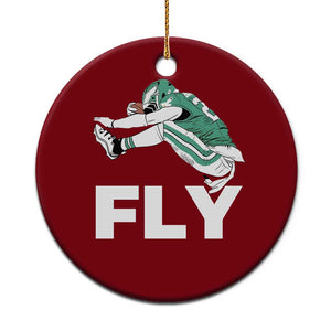 Philly Fan Ceramic Ornament Barkley Backwards Hurdle TS10 1pc Red Print Your Wear