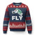 Philly Fan Ugly Christmas Sweater Barkley Backwards Hurdle TS10 Navy Red Print Your Wear