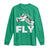 Philly Fan Long Sleeve Shirt Barkley Backwards Hurdle TS10 Irish Green Print Your Wear