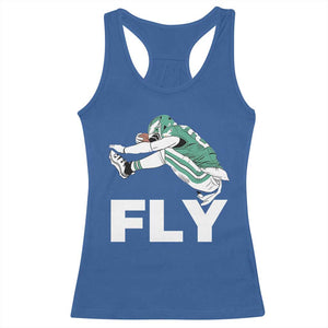 Philly Fan Racerback Tank Top Barkley Backwards Hurdle TS10 Royal Blue Print Your Wear