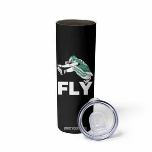 Philly Fan Skinny Tumbler Barkley Backwards Hurdle TS10 Print Your Wear