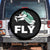 Philly Fan Spare Tire Cover Barkley Backwards Hurdle TS10 No hole Black Print Your Wear