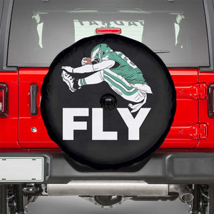 Philly Fan Spare Tire Cover Barkley Backwards Hurdle TS10 Black Print Your Wear