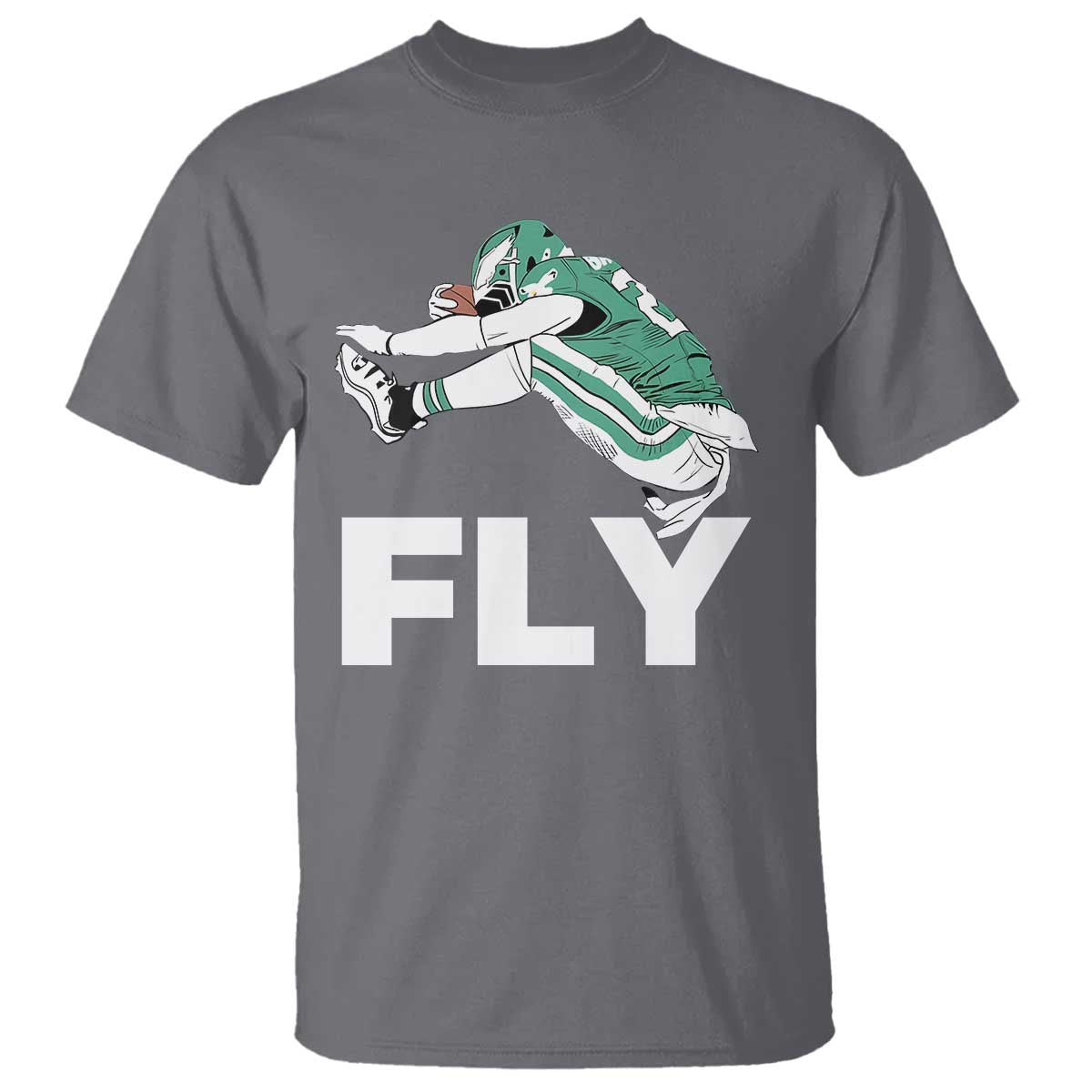 Philly Fan T Shirt Barkley Backwards Hurdle TS10 Charcoal Print Your Wear