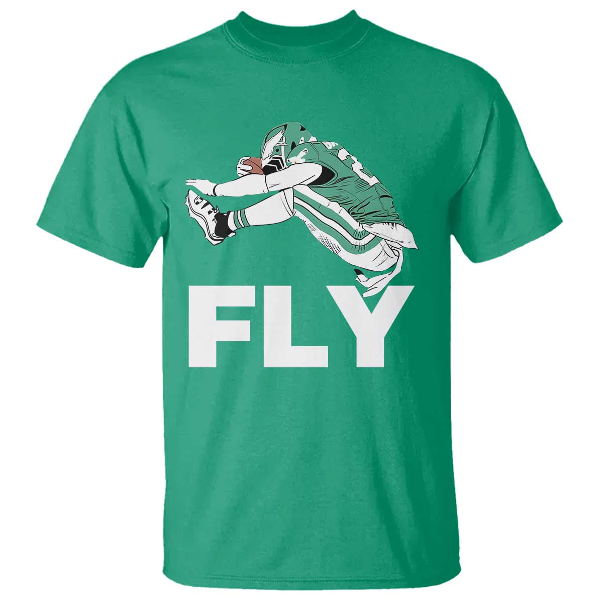 Philly Fan T Shirt Barkley Backwards Hurdle TS10 Irish Green Print Your Wear