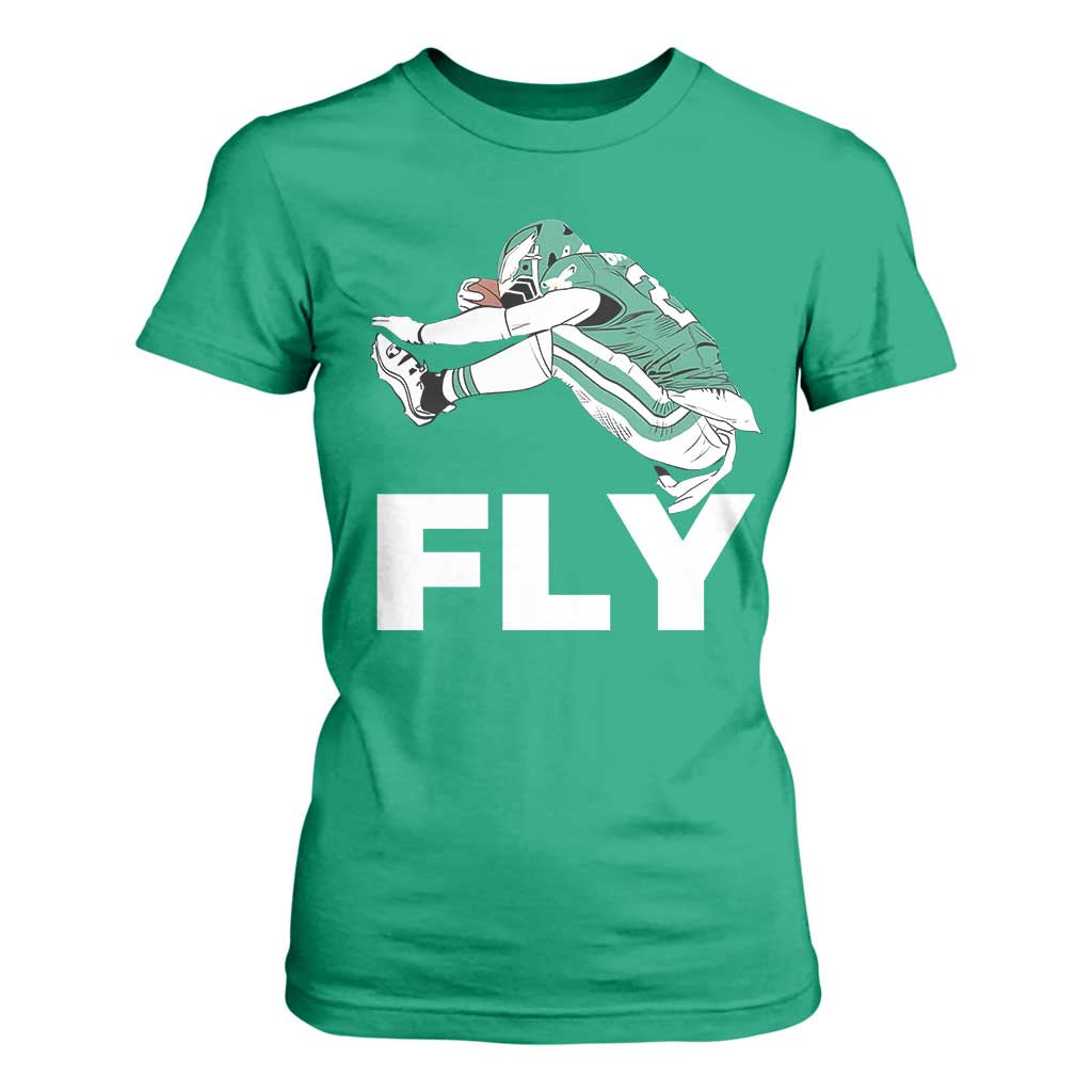 Philly Fan T Shirt For Women Barkley Backwards Hurdle TS10 Irish Green Print Your Wear