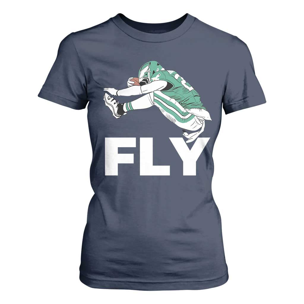EF Game Day T Shirt For Women Retro Sports Fan TS10 Navy Print Your Wear