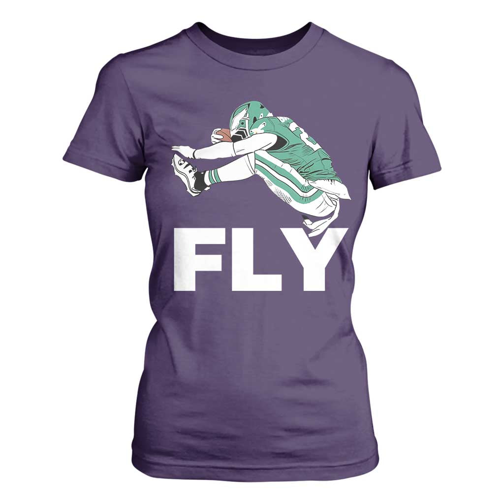 EF Game Day T Shirt For Women Retro Sports Fan TS10 Purple Print Your Wear