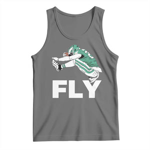 Philly Fan Tank Top Barkley Backwards Hurdle TS10 Black Heather Print Your Wear