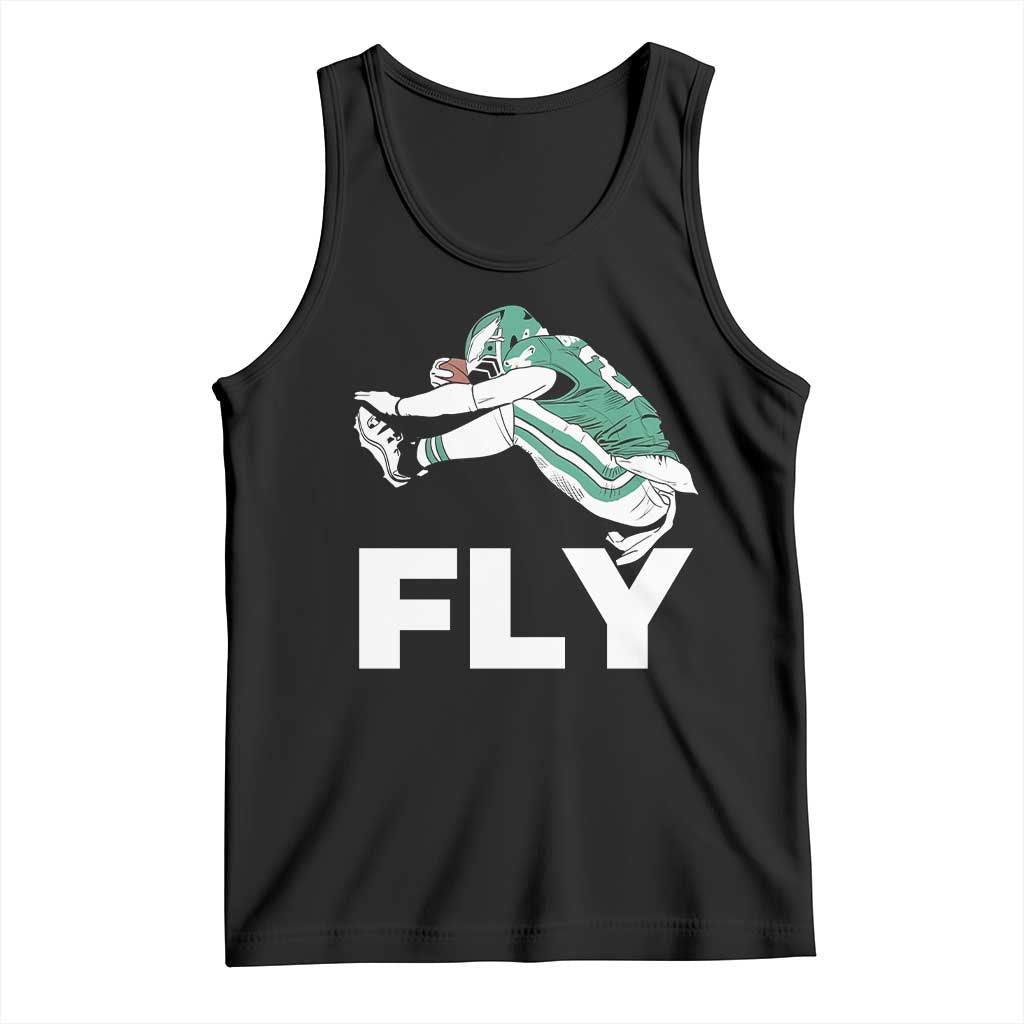 Philly Fan Tank Top Barkley Backwards Hurdle TS10 Black Print Your Wear