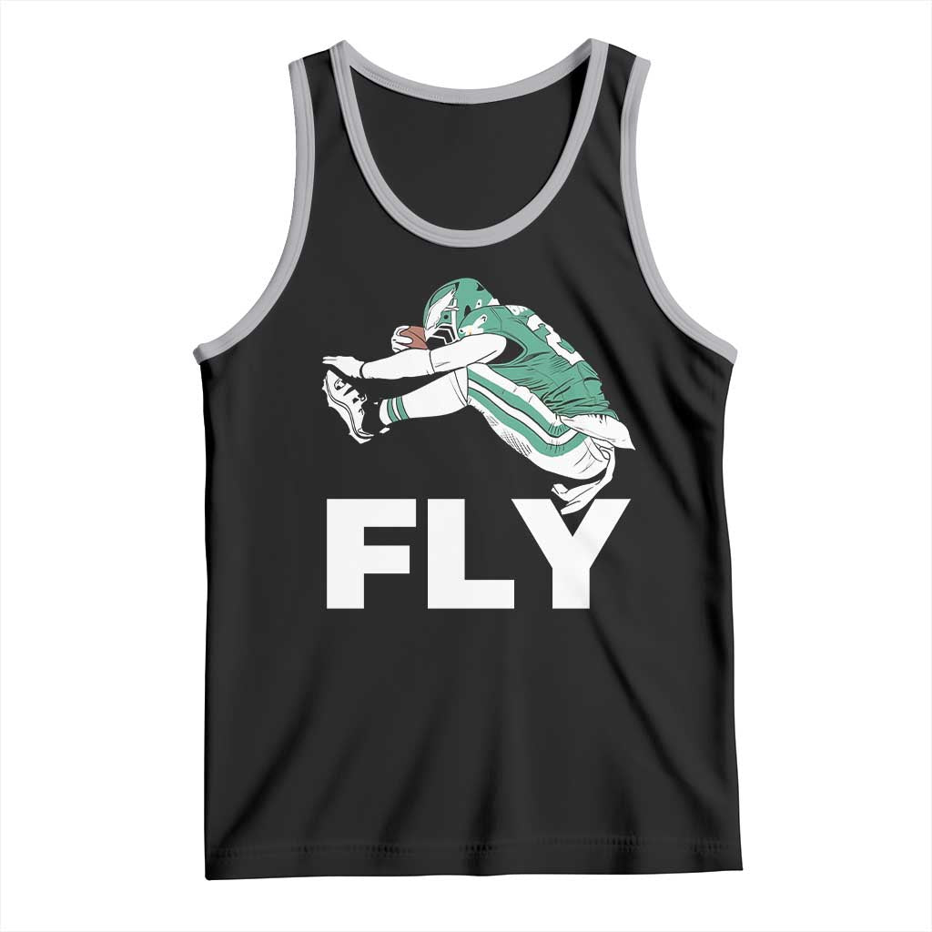 EF Game Day Tank Top Retro Sports Fan TS10 Black Athletic Heather Print Your Wear