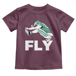 Philly Fan Toddler T Shirt Barkley Backwards Hurdle TS10 Maroon Print Your Wear