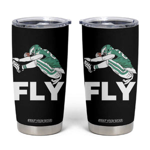 Philly Fan Tumbler Cup Barkley Backwards Hurdle TS10 Black Print Your Wear