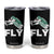 Philly Fan Tumbler Cup Barkley Backwards Hurdle TS10 Black Print Your Wear