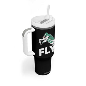 Philly Fan Tumbler With Handle Barkley Backwards Hurdle TS10 Print Your Wear
