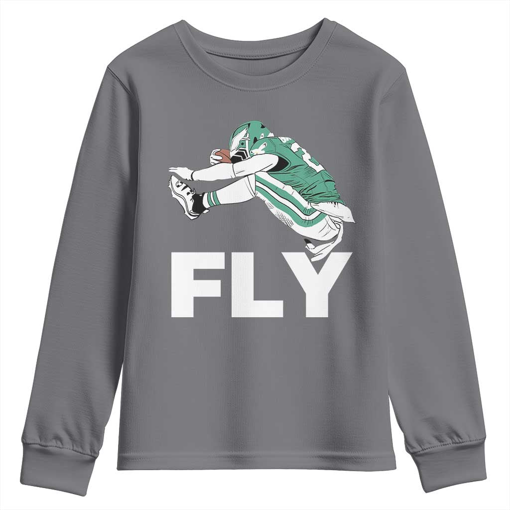 EF Game Day Youth Sweatshirt Retro Sports Fan TS10 Charcoal Print Your Wear