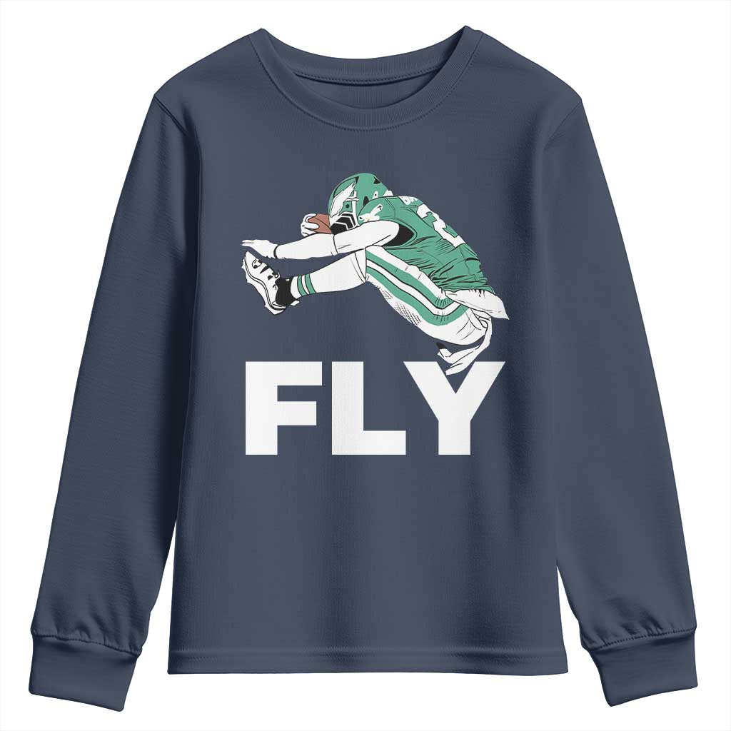 EF Game Day Youth Sweatshirt Retro Sports Fan TS10 Navy Print Your Wear