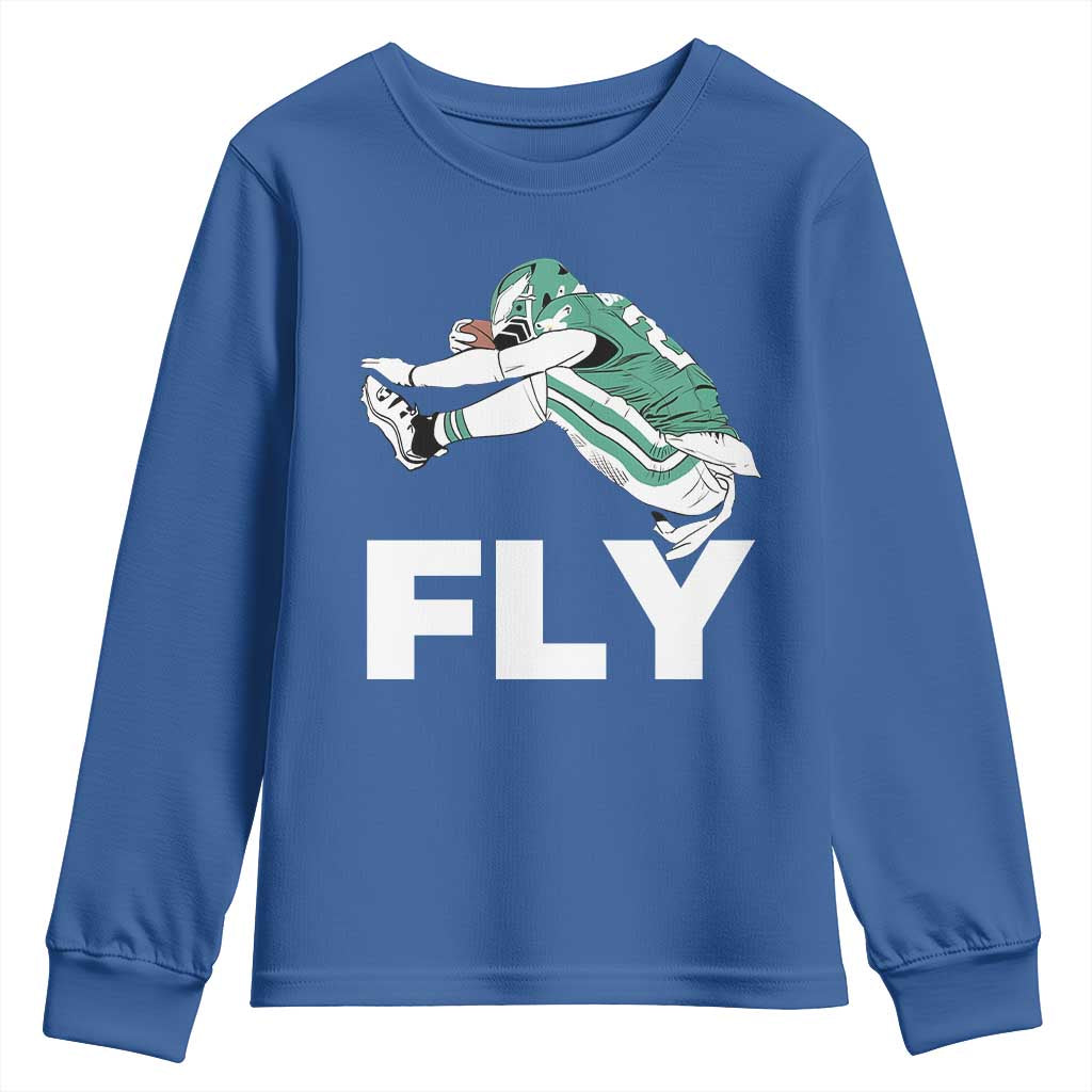 EF Game Day Youth Sweatshirt Retro Sports Fan TS10 Royal Blue Print Your Wear