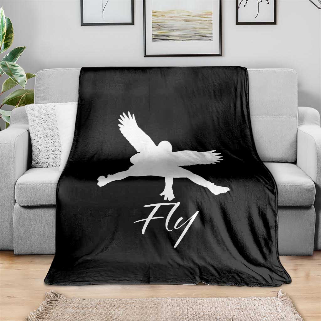 Eagles Fly Throw Blanket Philadelphia Birds Spirit TS10 Print Your Wear