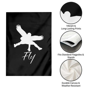 Eagles Fly Garden Flag Philadelphia Birds Spirit TS10 Print Your Wear