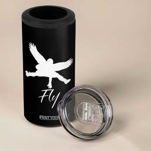 Eagles Fly 4 in 1 Can Cooler Tumbler Philadelphia Birds Spirit TS10 Print Your Wear