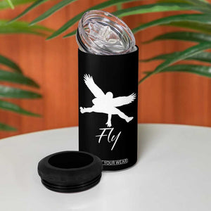 Eagles Fly 4 in 1 Can Cooler Tumbler Philadelphia Birds Spirit TS10 Print Your Wear