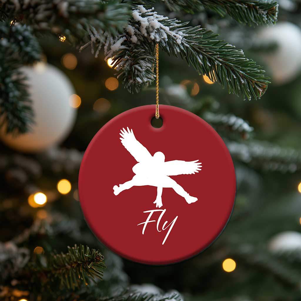 Eagles Fly Christmas Ornament Philadelphia Birds Spirit TS10 Print Your Wear