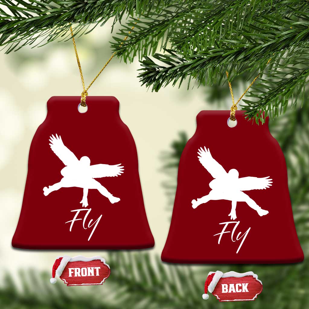 Philly Lover Ceramic Ornament Fly Birds Spirit Vintage Football Lovers TS10 Print Your Wear