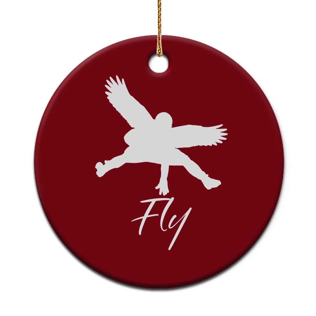 Philly Lover Ceramic Ornament Fly Birds Spirit Vintage Football Lovers TS10 1pc Red Print Your Wear