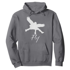 Philly Lover Hoodie Fly Birds Spirit Vintage Football Lovers TS10 Charcoal Print Your Wear