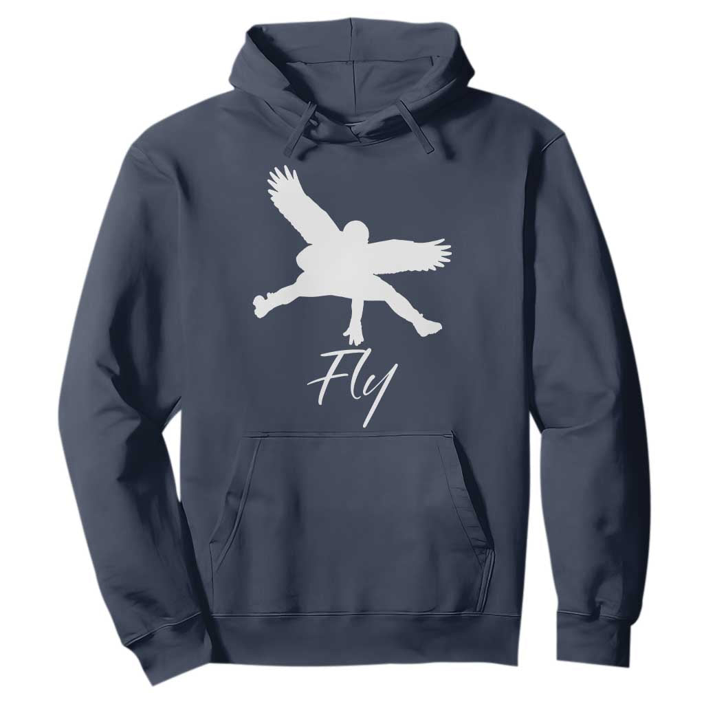 Philly Lover Hoodie Fly Birds Spirit Vintage Football Lovers TS10 Navy Print Your Wear