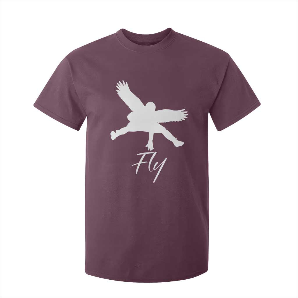 Philly Lover T Shirt For Kid Fly Birds Spirit Vintage Football Lovers TS10 Maroon Print Your Wear