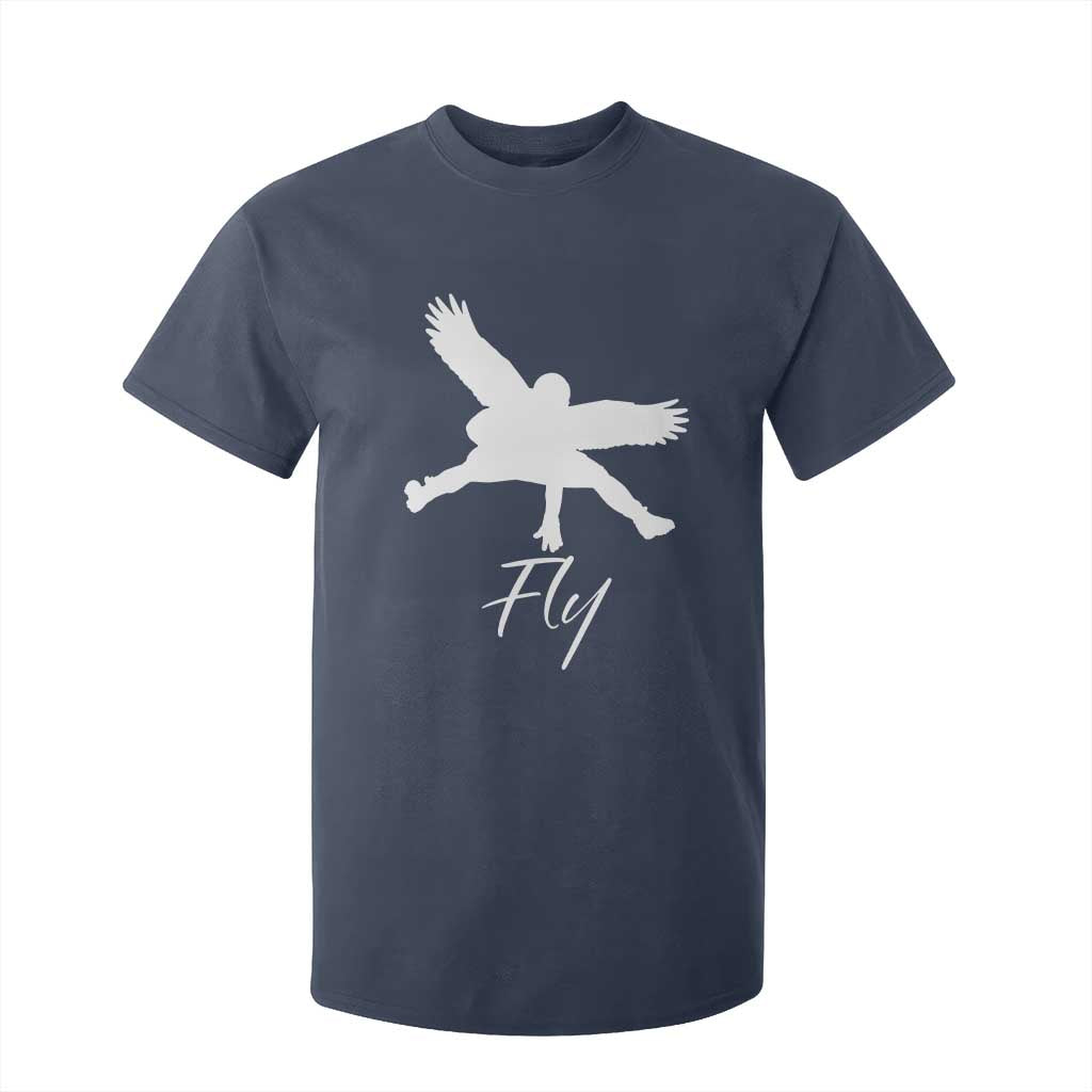 Philly Lover T Shirt For Kid Fly Birds Spirit Vintage Football Lovers TS10 Navy Print Your Wear